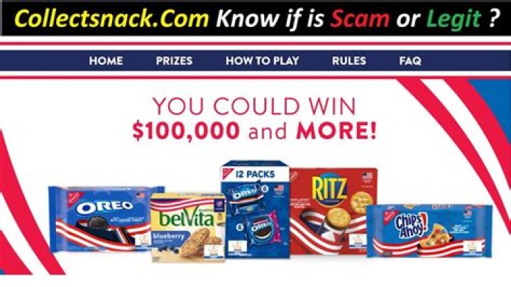 Collectsnack Com {July} Get Online Contest Details!