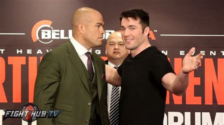 Tito Ortiz vs. Chael Sonnen intense face off